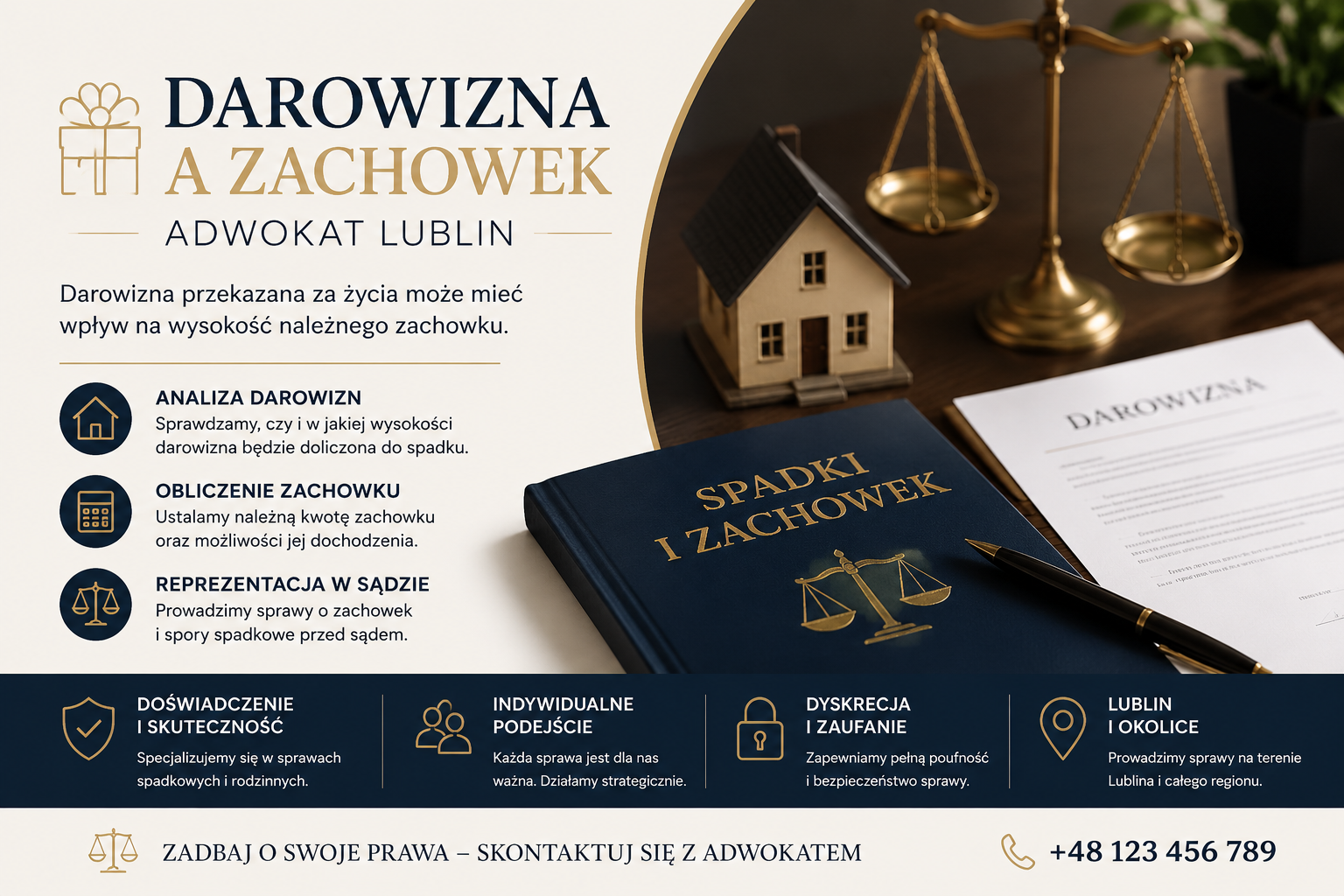 Darowizna a zachowek – adwokat Lublin